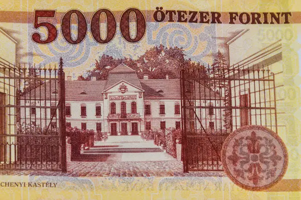 Stock image Macro shot of 5000 Hungarian forint bill