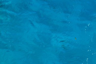 Mavi su dokusu arka planı. Denizin yüzeyi