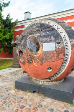 St. Petersburg, Rusya 'daki Peter ve Paul kalesine topoğrafik uydu 