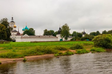 Yaroslavl, Rusya 'daki Vvedensky Tolga manastırı. Rusya 'nın altın yüzüğü