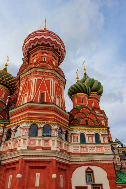 St. Moskova, Rusya 'daki Kızıl Meydan' daki Basil Katedrali