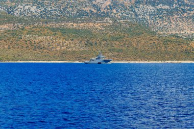 Türk donanma gemisi Akdeniz 'de yelken açıyor. Türkiye 'nin su sınırlarının korunması