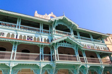 The Old Dispensary, also known as Ithnashiri Dispensary, historical building in Stone Town, Zanzibar in Tanzania clipart