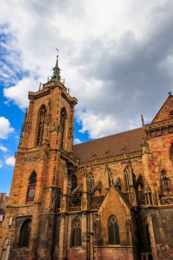 Colmar, Alsace, Fransa 'daki St. Martin Kolej Kilisesi