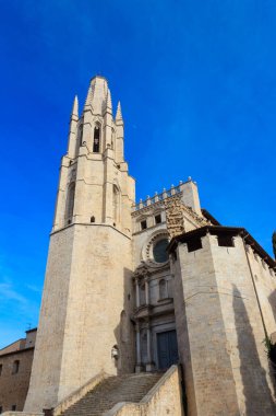 St. Felix Koleji Kilisesi veya Girona, İspanya 'daki Sant Feliu Bazilikası