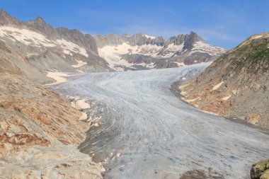 Rhone Buzulu, İsviçre 'nin Valais kantonundaki İsviçre Alplerindeki Furka Geçidi' ndeki Rhone Nehri 'nin kaynağı.