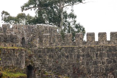 Batumi, Georgia yakınlarındaki eski Bizans Gonio kalesi.