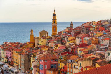 Eski Menton kasabası, Fransız Rivierası, Fransa