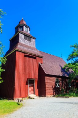 Skansen 'deki Seglora Kilisesi Stockholm, İsveç Açık Hava Müzesi