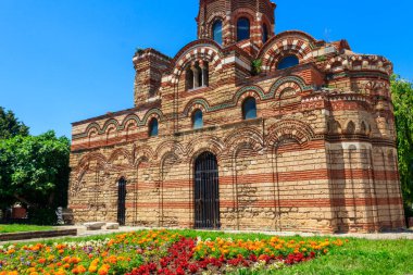Bulgaristan 'ın Nessebar kentindeki İsa' nın Pantokratörü Kilisesi. UNESCO Dünya Mirası
