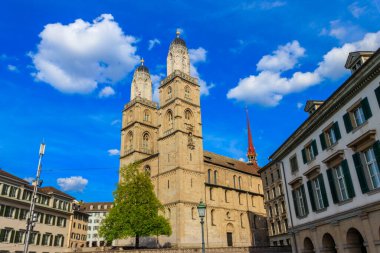 Grossmunster Katedrali Zurich, İsviçre