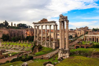 Roma 'daki Roma forumunun kalıntıları, İtalya
