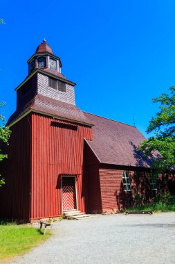 Skansen 'deki Seglora Kilisesi Stockholm, İsveç Açık Hava Müzesi