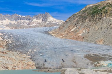 Rhone Buzulu, İsviçre 'nin Valais kantonundaki İsviçre Alplerindeki Furka Geçidi' ndeki Rhone Nehri 'nin kaynağı.