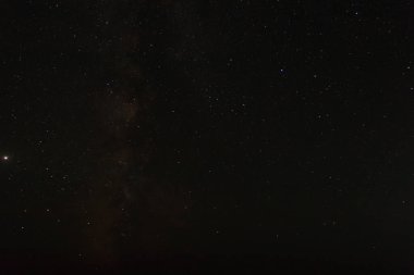 Yıldızlı güzel gece gökyüzünün arka planı