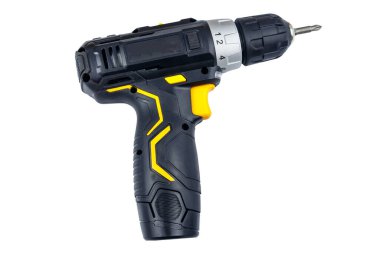 Beyaz arka plan üzerinde izole Akülü tornavida