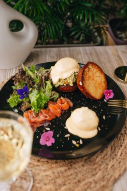 Lezzetli ve sağlıklı yiyecekler, seçici odaklanma