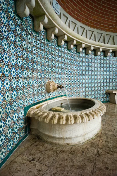stock image The Moorish Fountain on the Volta do Duche road in the centre of Sintra is a fresh water source