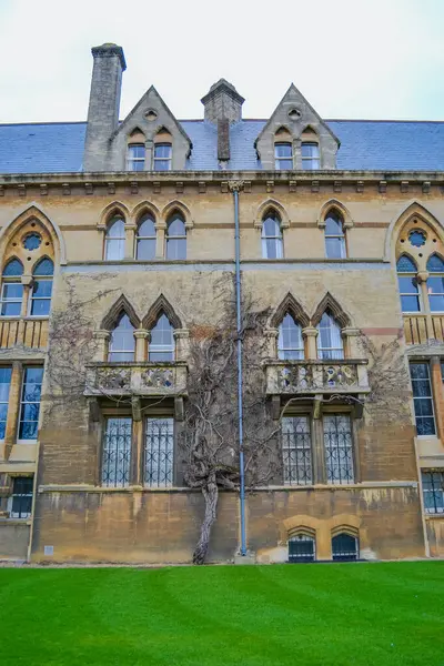 Birleşik Krallık, Oxford, 21.03.2023: Christ Church College adlı Oxford Üniversitesi 'nin kurucu üniversitesine bakın