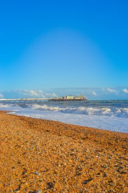 İngiltere, Brighton, 18.07.2023: Güneydoğu 'daki eğlence merkezi - Brighton İskelesi