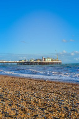 İngiltere, Brighton, 18.07.2023: Güneydoğu 'daki eğlence merkezi - Brighton İskelesi