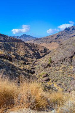 Aslen Gran Canaria adasının dağları bir yanardağdır ve bu volkan etkinliğinin bir sonucu olarak oluşmuştur.
