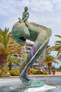 Morene Çeşmesi, Maspaloma 'daki çeşmenin heykeli. 