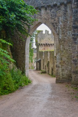 İngiltere, Gwrych Castle Conwy County Borough, Galler 'deki Abergele yakınlarındaki birinci sınıf bir kır evi.. 