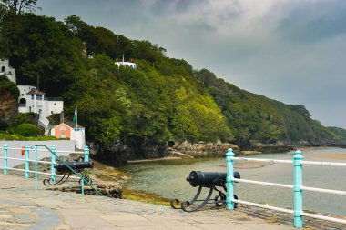 Birleşik Krallık, Portmeirion, 24.06.2021: Gwynedd, Kuzey Galler 'de bir turizm köyü.