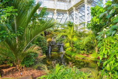 Kew, UK: this is public botanic garden in southwest London and its glasshouses clipart