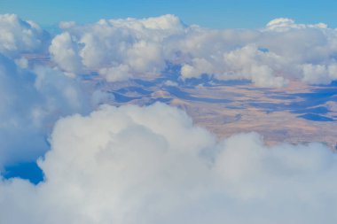 Kanarya Adaları 'ndan bir uçak görüntüsü