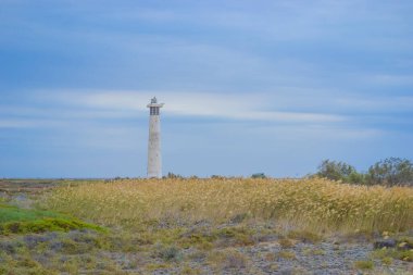 Spain, Fuerteventura, 17.12.2024: This is view of Morro Jable Lighthouse clipart