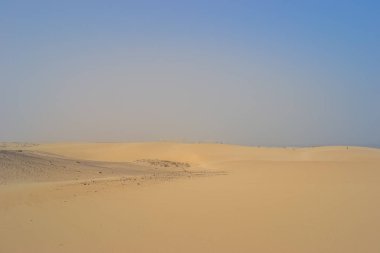 Fuerteventura, Corralejo, 16.12.2024: Parque Natural de Corralejo view of sand dunes that never stand still clipart