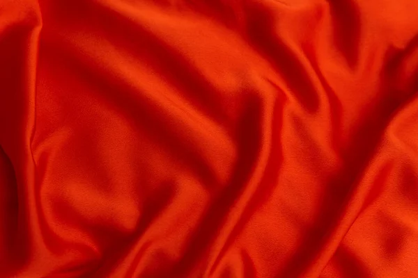 Текстура Червоної Тканини Крупним Планом Текстиль Абстрактний Фон Шовковий Або — стокове фото