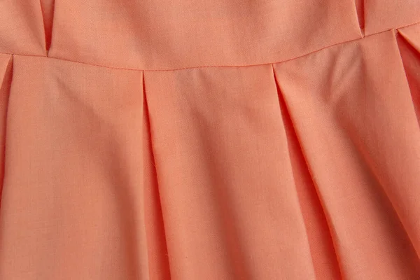 Parte Falda Vestido Color Rosa Pálido Primer Plano Ropa Melocotón —  Fotos de Stock