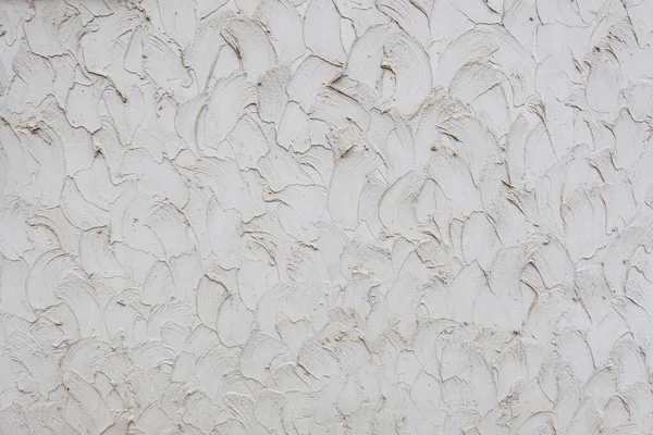Fondo Abstracto Blanco Textura Superficial Gruesa Yeso Decorativo Decoración Mural — Foto de Stock