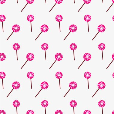 Ürkütücü bir cadılar bayramı geçmişi var. Kusursuz bir şekilde girdap lolipopu. Korkunç şeker dekoru için tekrarlanan pembe şenlikli lolipop deseni. Tatlı Cadılar Bayramı lolipop temalı konsept tatil tasarımı. Paketleme.