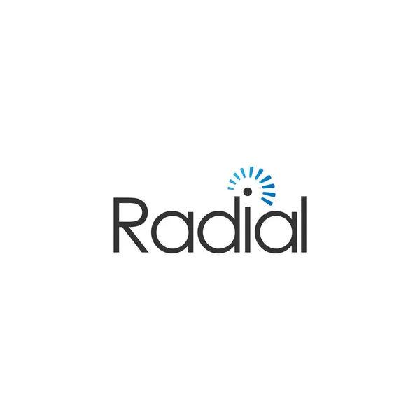Minimalist Simple Radial Loading Σχεδιασμός Λογότυπου Τεχνολογίας Διανυσματική Απεικόνιση Κατάλληλη — Διανυσματικό Αρχείο