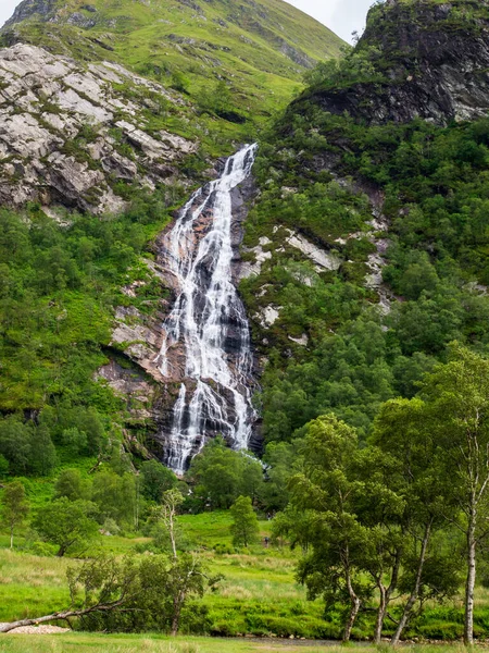 Steall Waterfall Vid Toppen Vattnet Nevis — Stockfoto