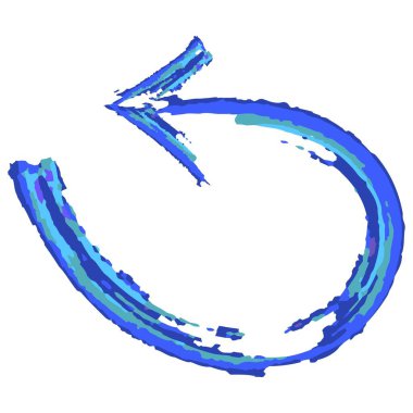 Beyaz kare arkaplanda izole edilmiş sanatsal modern siyah ok vektör tasarımı