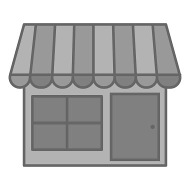 Gri ölçekli iş özellikleri çizimi beyaz arkaplanda izole edildi.