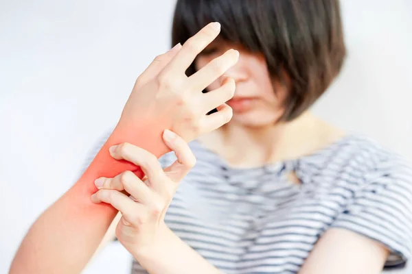 Women with wrist pain from occupations that use their hands all the time or from accidents causing wrist bruises, fractures, arthritis.