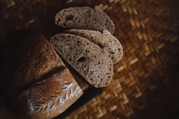 Sourdough is a bread made from natural yeast fermentation using salt, wheat flour and sourdough starter.