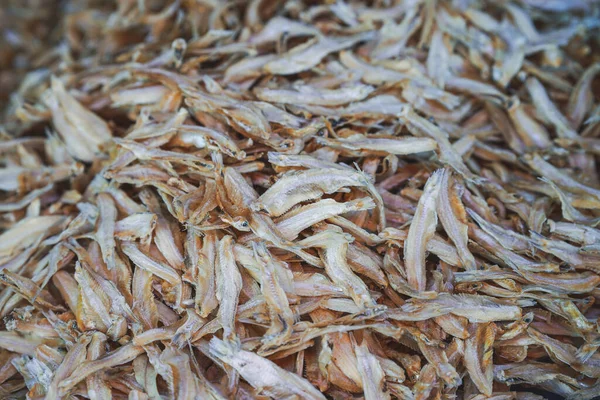 Dried small fish is a food processing in Thailand.