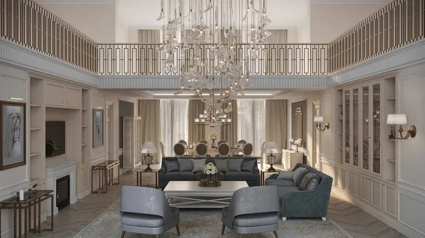 Luxusní Interiér Moderního Hotelového Pokoje — Stock fotografie