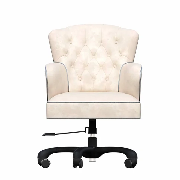 Front View Armchair Isolated White Background Illustration — Stock Photo, Image