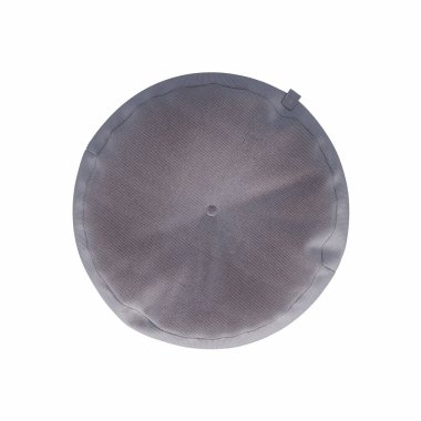 yumuşak pouf beyaz arka planda izole, iç mobilya, 3D illüstrasyon, cg canlandırma