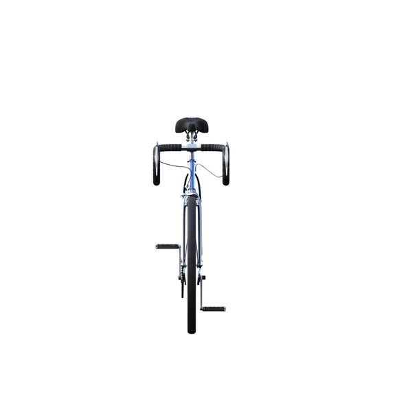 Renderad Cykel Isolerad Vit — Stockfoto