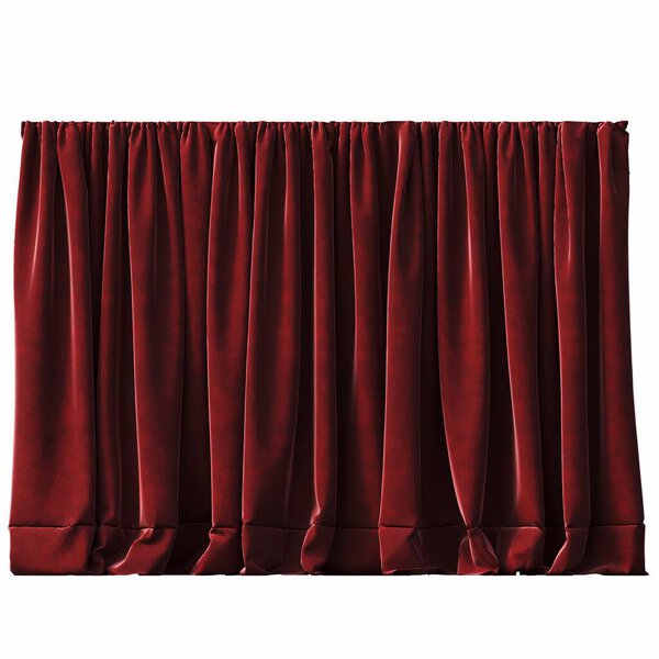 illustration of curtains for background or illustration isolated on white