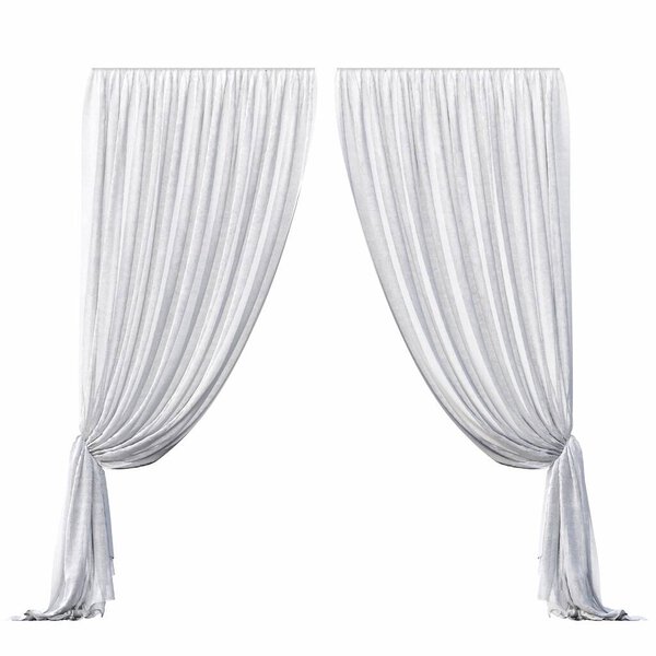 illustration of curtains for background or illustration isolated on white